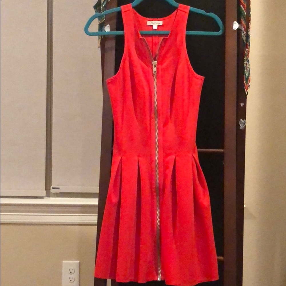 olsenboye red dress